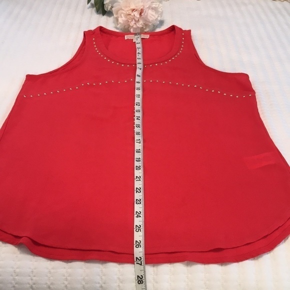 MICHAEL Michael Kors Red Tank Top Size Medium - Picture 10 of 11